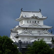 白過ぎると言われた天守閣。