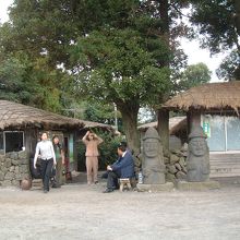 済州民族村で撮影