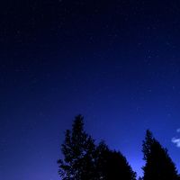 天気の良い日は天の川まではっきり見える満点の星空が見られます