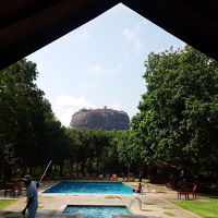 ホテルから見たシーギリヤロック