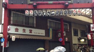 アーケードがありがたい