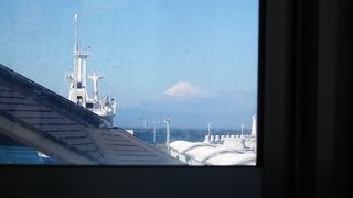 富士山見ながら食事