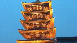 ライトアップ時が綺麗