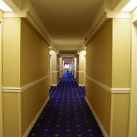 アメリカらしい廊下