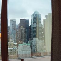 部屋から正面の眺望