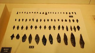 北海道の石器時代を知ることが出来る