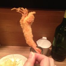 一番最初に出てきた海老！おいしーい！