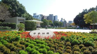 西郷さんの銅像近く