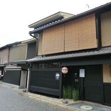 しっとりとした町並み