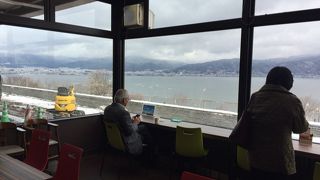 諏訪湖一望！温泉までついてる！