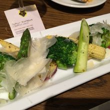 温野菜のサラダ