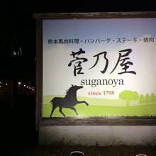 目立つ道路沿いの看板