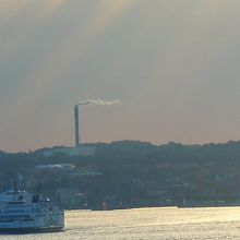 フェリーが行く