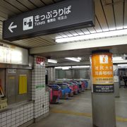 玉川通り真下の駅