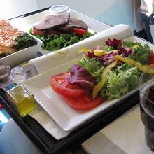 メインにチョイスしたラザニア