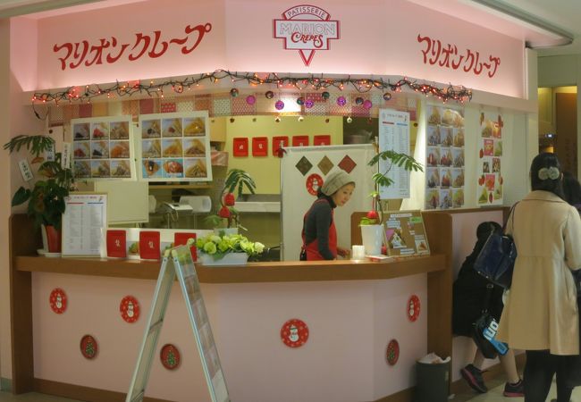 人気のクレープ屋さん