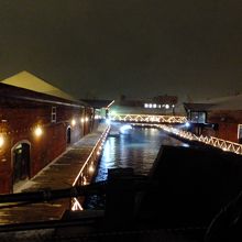 運河もイルミネーション