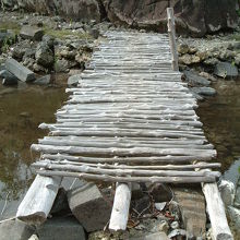 転ばないように・・・