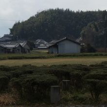 板葺宮跡からの遠望