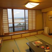 海が見えます。