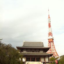東京タワーとセットの風景が人気です