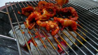 とにかく辛くてタコの味がわからなかったのが残念