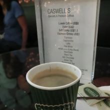 カフェのコーナー