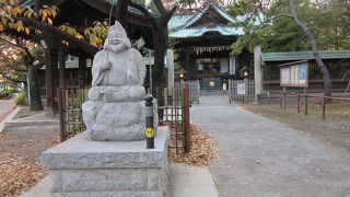 東海七福神・恵比寿像が迎えます・・