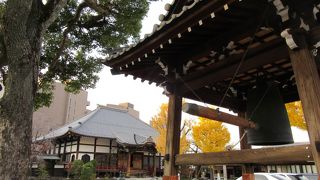 広い境内の古刹