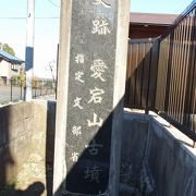 住宅地の中の古墳跡　現在は神社