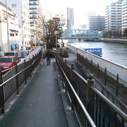 清澄白河駅そばの観光船の船着場