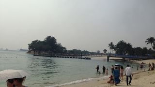 人工の海にしては綺麗