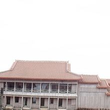 正殿から北殿への通路から。全体撮影はこのアングルのみ。