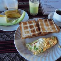 朝ごはん１　トースト