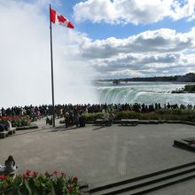 レストランから