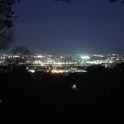 夜の卯辰山公園