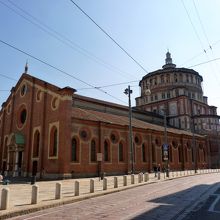 最後の晩餐が描かれている教会