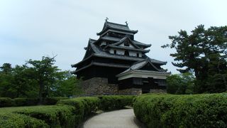 きれいに整備されたお城