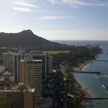 ダイヤモンドヘッドの遠景