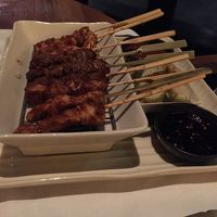 奥様の2品目はサテ