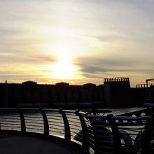 アトラクション前の風景