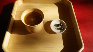 生姜湯でほっこり。