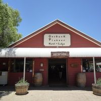 ロッジのエントランス