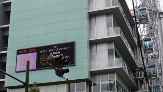 建物に観覧車がくっついていた