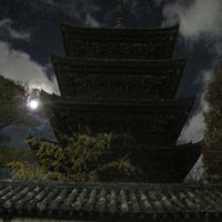 東寺の五重塔が近くです。