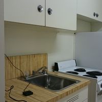 簡易キッチン。水道があるので便利