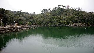 天然の水族館、明神池でお気に入りの魚に餌をあげてみる