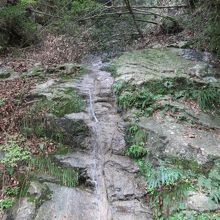 小さな滝・・・癒されます