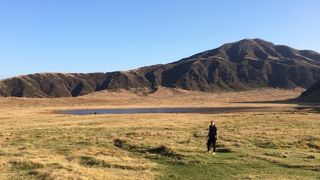 大観峰、阿蘇平原の雄大さに圧巻