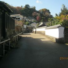 殿町武家屋敷通りの様子です。